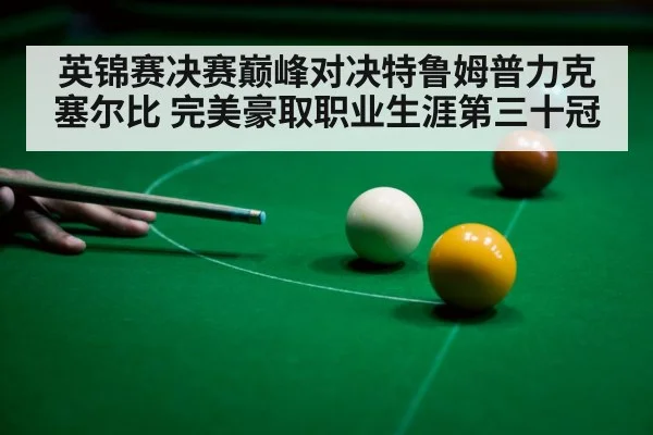 英锦赛决赛巅峰对决特鲁姆普力克塞尔比 完美豪取职业生涯第三十冠